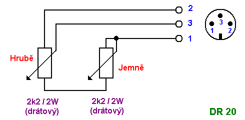 Schma zapojen DR 20