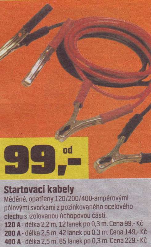 Startovac kabely ze supermarketu 1