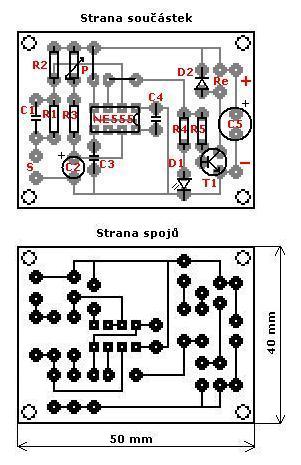 Plon spoj pro asova bodovky s obvodem 555